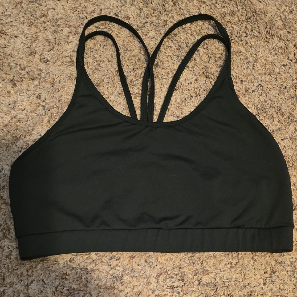 Black Strappy Sports Bra Or Bralette | NWOT